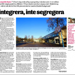 Debattartikel om segregation i skolan